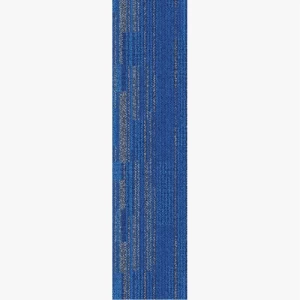 شرائح موكيت مكتبي 100×25 سم، سمك 7 ملم، أزرق مع عزل PVC | موديل 2655