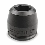 Impact Socket 6 Point, Size 2  1/8 inch, Drive Size 1 1/2 inch, Proto Brand 