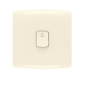 Bell Push Switch 1 Gang 10 Amp 7×7 cm Beige | Al Fanar