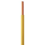 Single Core Solid Copper Electric Cable CU/PVC, 6mm Size, 450/750V, Yellow | Jeddah Cables
