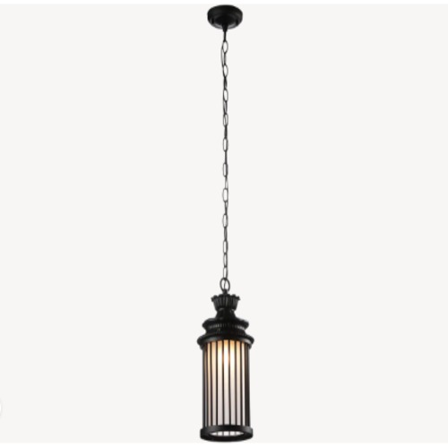 Outdoor Sienna Pendant Light 17x17x38.2 cm Black | Abyat Company