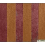 Wall decoration striped design, size 10 m x 1.06 m, brown with red color, model 700035