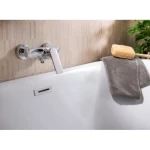 خلاط شاور، ابعاد 33.5×34.5×46.5 سم، لون كروم، موديل فاى