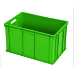 صندوق بلاستيك للسمك HDPE، أخضر اللون، مقاس 60×40×34 سم، موديل SW-2443-YDQ8D