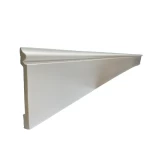 Skirting fiber, size 240x15 cm, white color, product code FIB-150