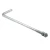 White Zinc Plated Anchor Bolt (L) Type, Size 3/4 inch Length 400 mm