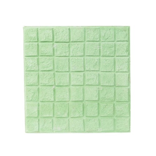 Cement Decorative Tile Stone Design 40×40 cm Thickness 5 cm Light Green | Al Sarif Building Materials