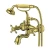 Bathtub Mixer Brass 72.5×32.5×43.5 cm, Gold