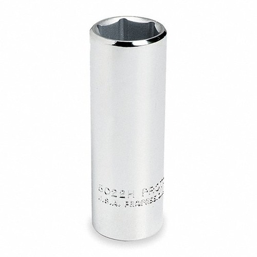 Socket 3/8 in Drive Size 6 Point Chrome Alloy Steel, 2 3/4 inch Length | ARAB PROS COMPANY
