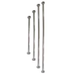 لي حمام استيل ايطالي مقاس 30 سم اللون نحاسي