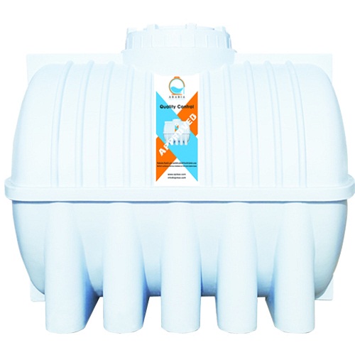 Water Tank 1000 Liter Polyethylene Horizontal, Diameter 99 cm, Long | Al-Arabia Water Tanks Company
