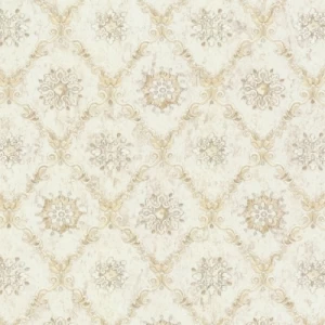 ورق حائط ايطالي تصميم كلاسيك مقاس 10 م×1.06م، لون كريمي، موديل 82819 | شركة بالبيد للديكور