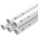 PVC Pipes  3P Brand Nominal Pressure 100 PSI  Size 4 inch Thickness 2.80 mm White Color