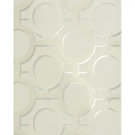 Wall decoration geometric design, size 10 m x 0.53 m, beige color, model 32355