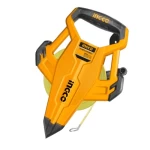 Double-sided tape measure, 50 meters long, 12.5 mm wide, Ingco brand