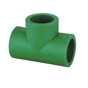 PPR Tee Size 40 mm Diameter 53 mm Green | Modern Technology Factory for Plastic