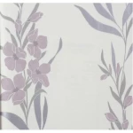 British Floral Wall Decoration Size 10m x 0.53m, Pale Beige Color, Model 32434