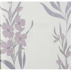 British Floral Wallpaper 10m x 0.53m, Pale Beige, Model 32434 | Balbaid Decor Company