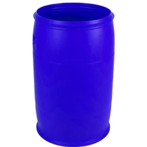 HDPE Plastic Barrel 220 Liter, Opened, Blue, Diameter 58 cm, Height 93 cm | AL-FURIDI FACTORY FOR PLASTIC INDUSTRIES