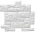 Alternative Stone Sheets for Walls, Height 50 cm, Length 70 cm, white Color | Zakharef Company