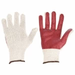 Coated glove, size 10 XL, red and white
