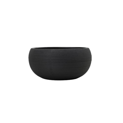 Concrete Planter Size 76x35 cm Black Round | Verde
