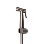 Stainless Steel 304 Bidet Mixer, Equipped with 1.2m Hose, Matte Nickel Color, Size 7.2 × 12.9 cm, Withstands 15 Bar Pressure