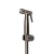 Stainless Steel 304 Bidet Mixer, Equipped with 1.2m Hose, Matte Nickel Color, Size 7.2 × 12.9 cm, Withstands 15 Bar Pressure