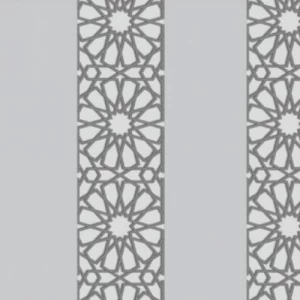Embossed Wallpaper 15.6m×100cm Gray with Dark Gray | Luxury line