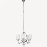 Modern White Chandelier, Height 53 cm, Width 65 cm, Length 65 cm