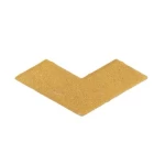 3 DIMENSION Design Interlock Sidewalk Tiles 33×9 cm, Thickness 6 cm, yellow Color | Al Wasad Industrial