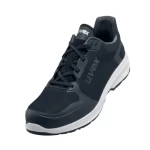 UVEX 1 Sports Safety Shoe, Lightweight, Size 42, Slip Resistant, Black Color, width 11, flexable 
