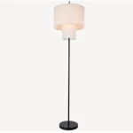 Elegant Floor Lamp, Beige Color, Size 47x47x40 cm