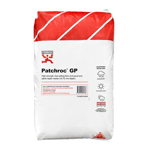 مونة اسمنتية للترميم السريع Patchroc GP حجم 20 كجم | فوسام