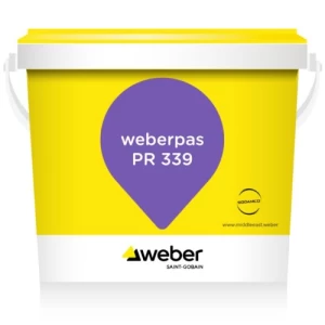 دهان ديكور إسمنتي Weberpas PR 339 برميل 20 كجم لون أبيض حليبي | سودامكو -ويبر