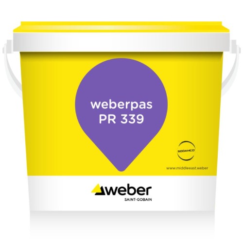 Decorative Weberpas PR 339 Cement Paint 20 kg Barrel Milky White | Sodamco-Weber