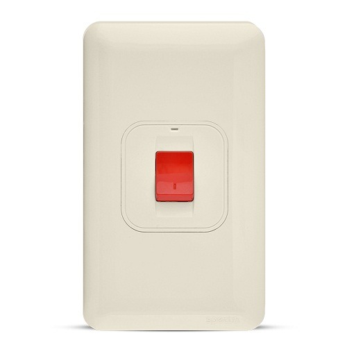 Air Conditioner DP Switch 45 Amp, 7×14cm, Beige, 250V | Spectra