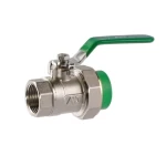 PPR Union Ball Valve Al-Munif   Size 25 mm × 3/4   Inch  Green  Color