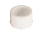 PVC Short Reducer Schedule 40 Aplaco Size 4 × 2 ½ inch Colour White