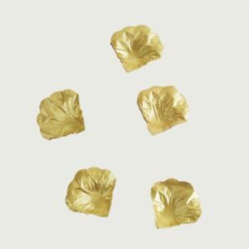Artificial Trip Flowers Petals 6x6 cm, Gold Color | 