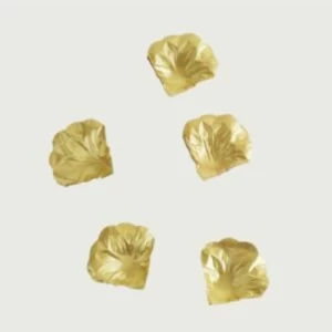Artificial Trip Flowers Petals 6x6 cm, Gold Color | 