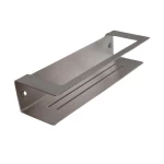 Glass Shelf stainless Steel,  Dimensions 300x100x65  mm, Matte Nickel