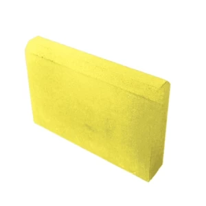 Agriculture Curbstone Flush Yellow, 10x30x50 cm, Model KERB--103050-YL-FH | Al Sarif Building Materials