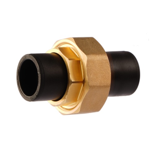 Plastic PPR Union Size 63 mm Pressure 10 Bar Black | ALMUIF PIPES