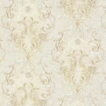 Classic wall covering light beige, length 10m, width 1.06m, model 82856