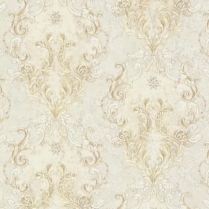 Classic Wall Covering Light Beige 10m x 1.06m, Model 82856 | Balbaid Decor Company