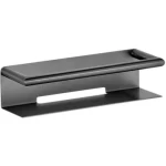 رف دش ستانلس ستيل ابعاد 31×12×11 سم، لون رمادي