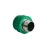 PPR Coupling with Male Thread Size 1 inch x 32 mm  Color  Green  |  Al Manar Factory 
