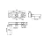 Hidden Wall Mounted Washbasin Tap 3 Holes Depth 4.85x1 cm, Metallic Black | Hatch Company - Image 2