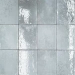 Gray Glossy Ceramic Wall Tiles, For Internal and External Use, Size 12×12 cm, Thickness 1 mm